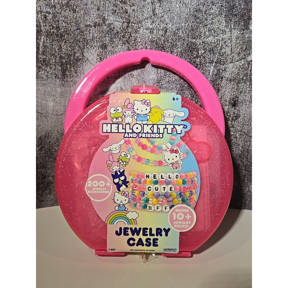 Hello Kitty & Friends Jewelry Case Create Your Own Jewelry New-Sealed(161)